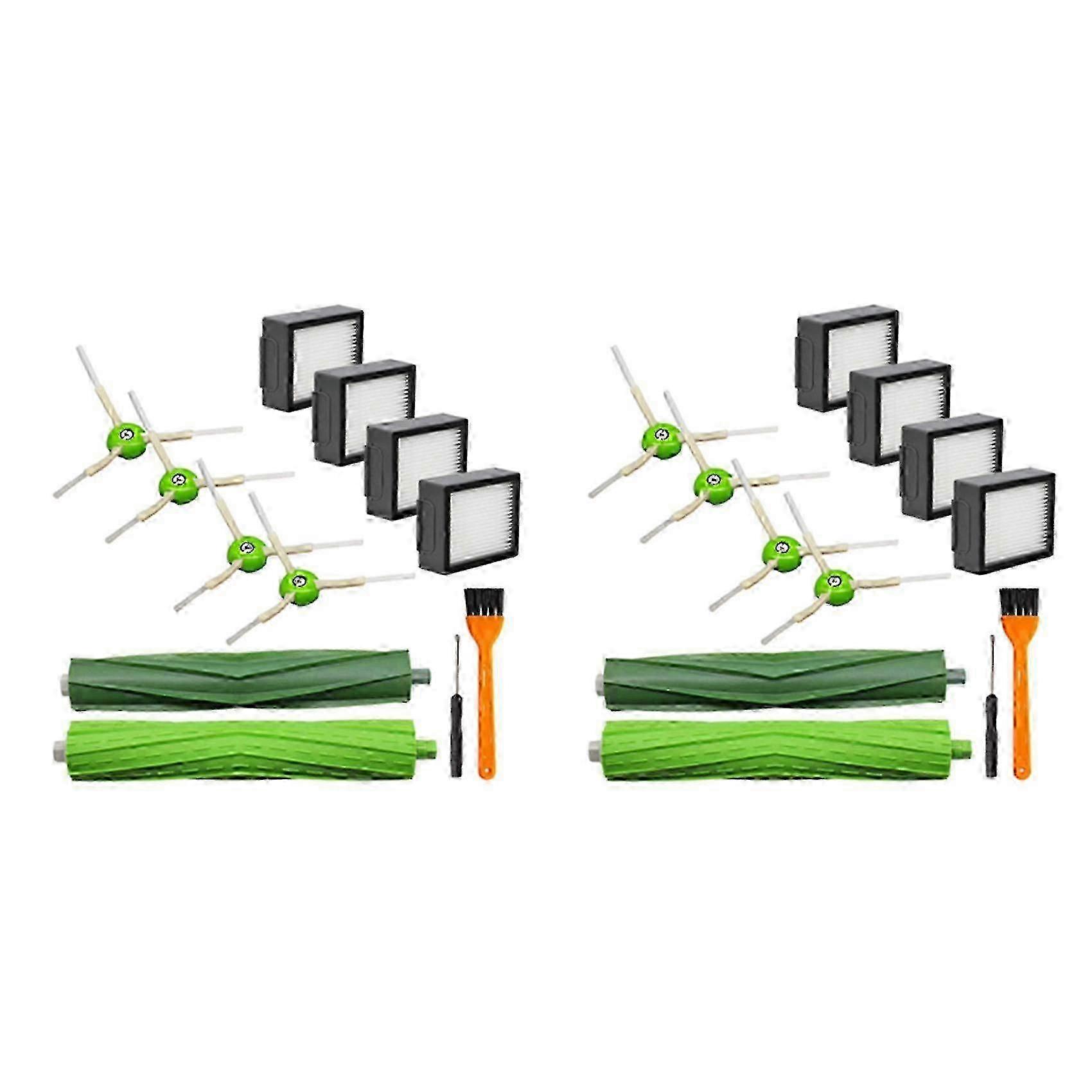 24 Pack Replacement Filter Side Brush compatible with I7 I7+ I7 Plus E5 E6 Vacuum Cleaner Se