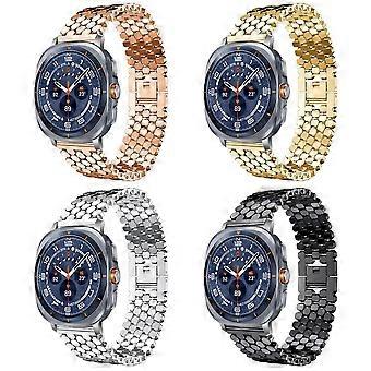 4 Pack xDfind Fish Scale Texture Metal Watch Band