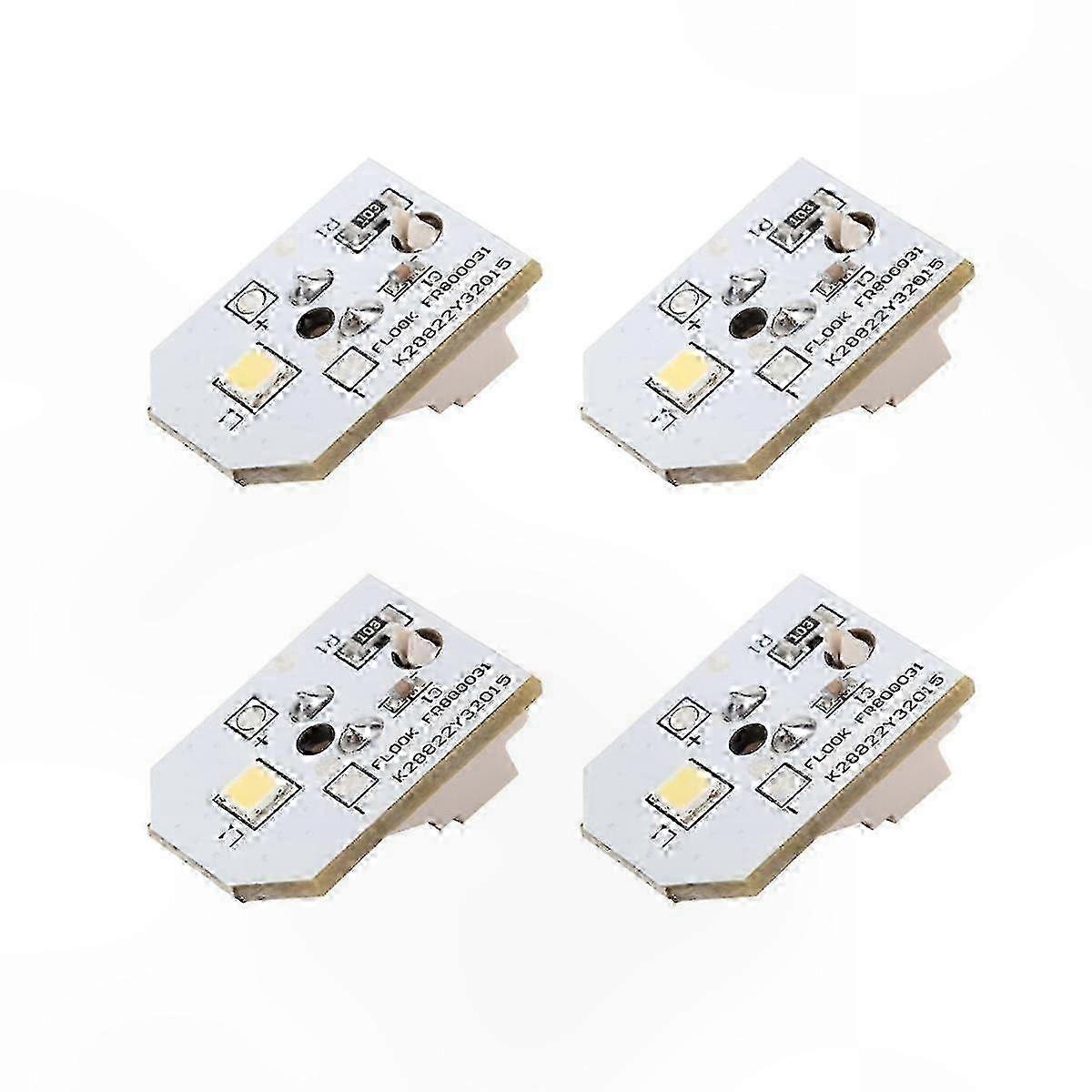 4-Pack Refrigerator LED Light Bulbs, Compatible with Multiple Models