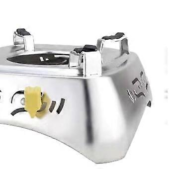 Portable Camping Burner, Lightweight Stainless Steel Alcohol Stove with Adjustable Flame, Anti-Slip Feet for Outdoor Camping, BBQ, Picnic