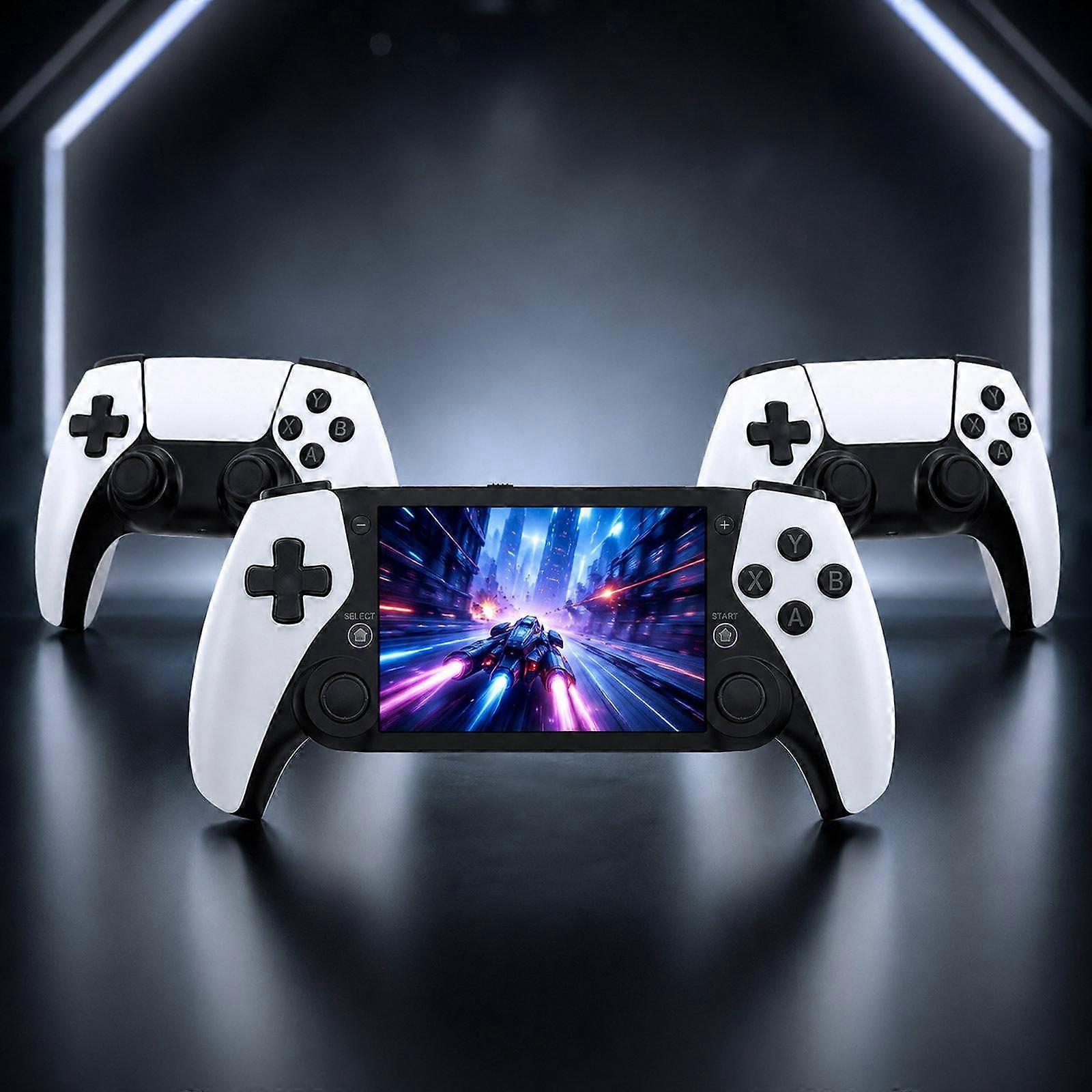 SJGAM M25 HD Screen Handheld Game Console 128GB+2pcs Game Controller