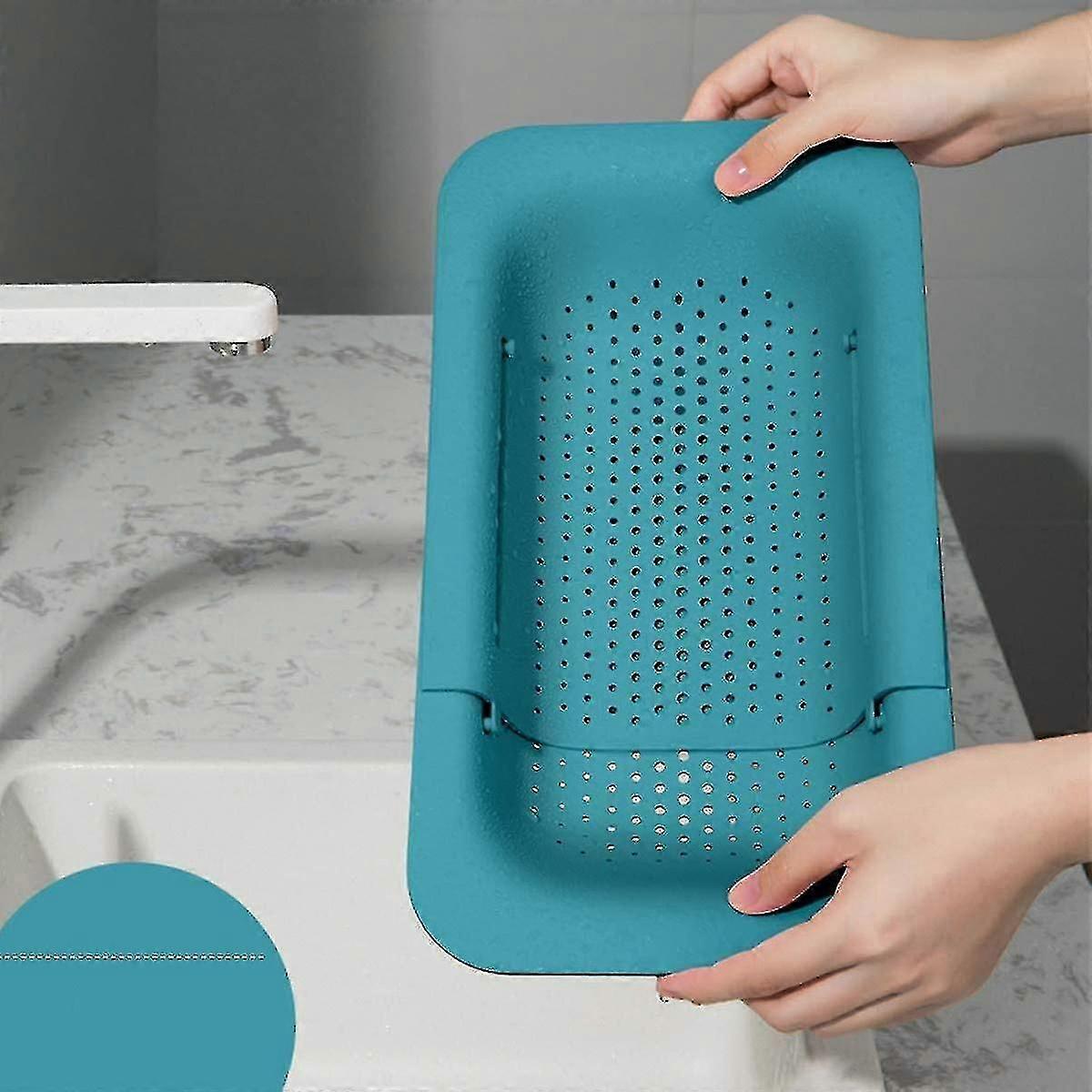 Fgao Sink Filter Rack Multifunctional Kitchen Storage Rack Adjustable Sink