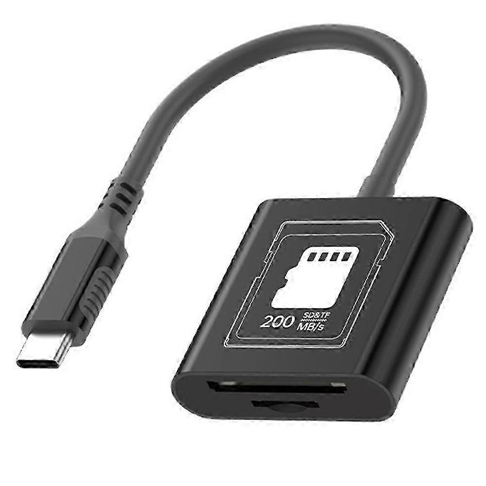 Card Reader USB 3.0 Dual Card Reading High-Speed Overclocking SD/Memory Card Conversion TF/Android Type-C PC