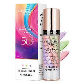 Color Correcting Primer with Pore Blurring Effect and Oil Control in Green Purple Pink Variants