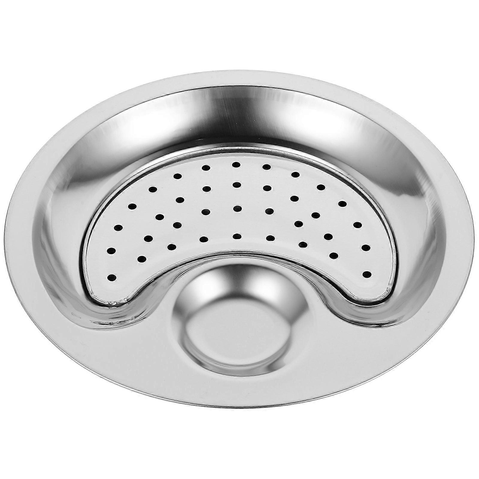 Silver Dumpling Plate Double-Layer Draining Plates for Kitchen Use