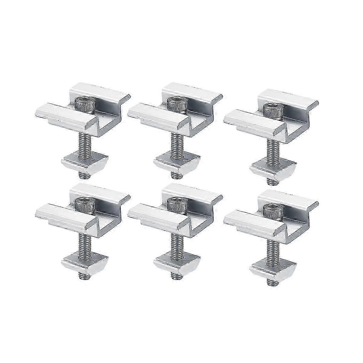 8pack Solar Panel Mounting Brackets, Solar Panel End , Centre , compatible with Pv Solar Panel Solar Module 30m