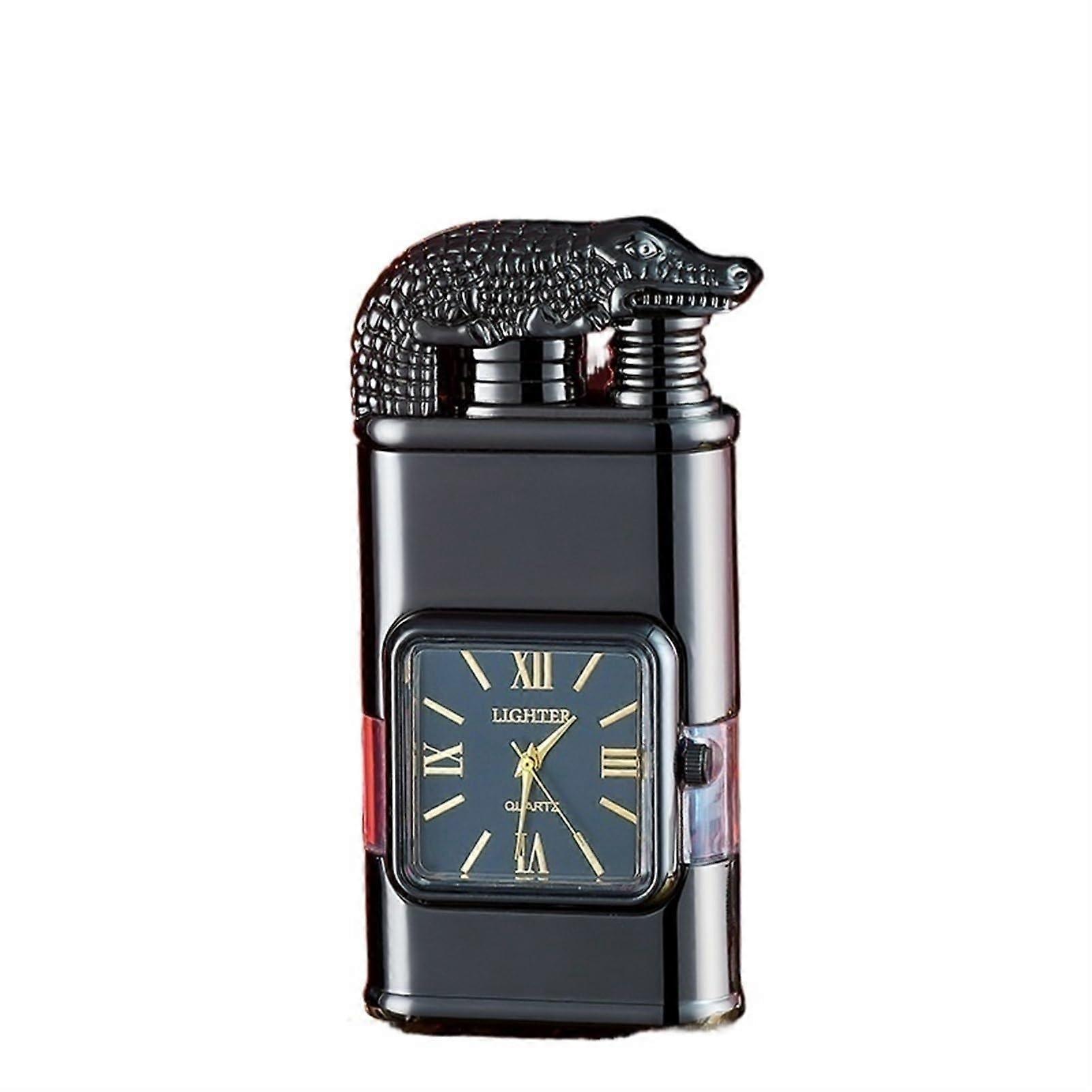Butane Torch Lighter, Dual Flame, Windproof Jet Lighter, Refillable, Adjustable Flame, Gold2
