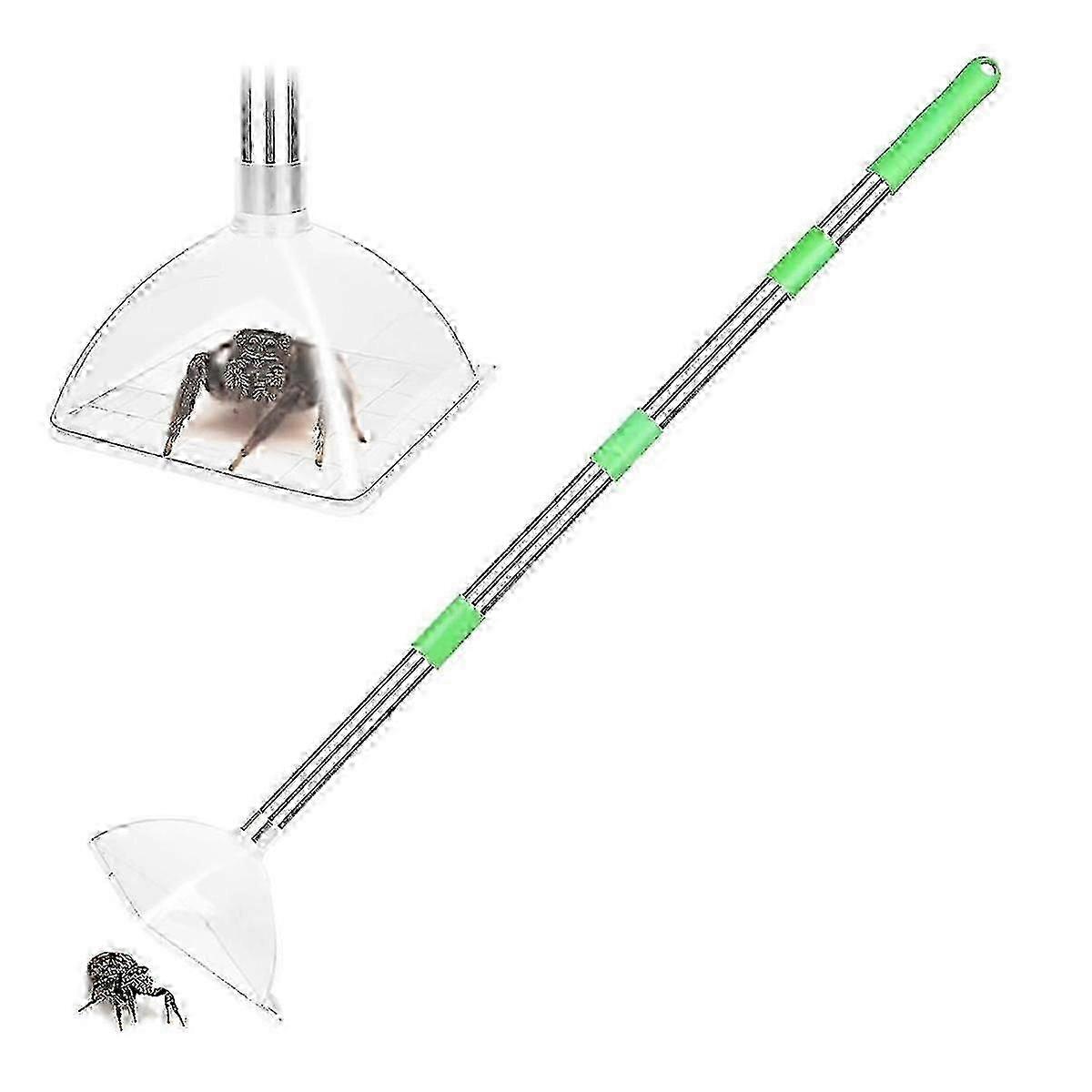 adjustable spider catcher 32 inch long handle contactless