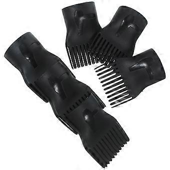 Hair Dryer Attachment Wind Comb for Hair Dryer 10Pcs Plastic Diffuser Black