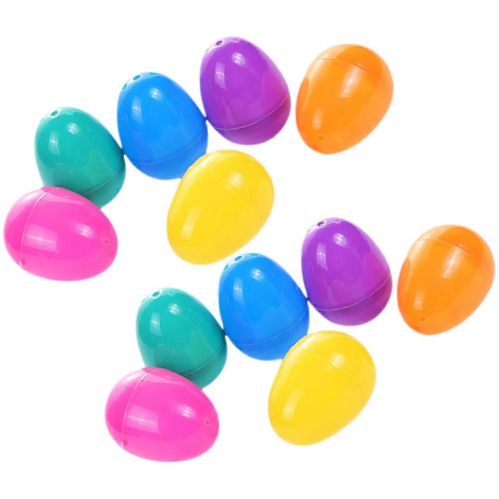Assorted Color Easter Egg Toy Plastic Eggs for Easter 20Pcs