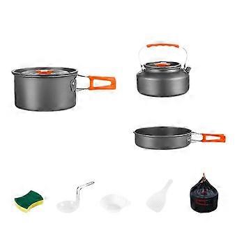 3-5 People Outdoor Cooking Pot Set Set Camping Cookware, Rice Cooker, and Kettle Set Camping Cooking Utensils