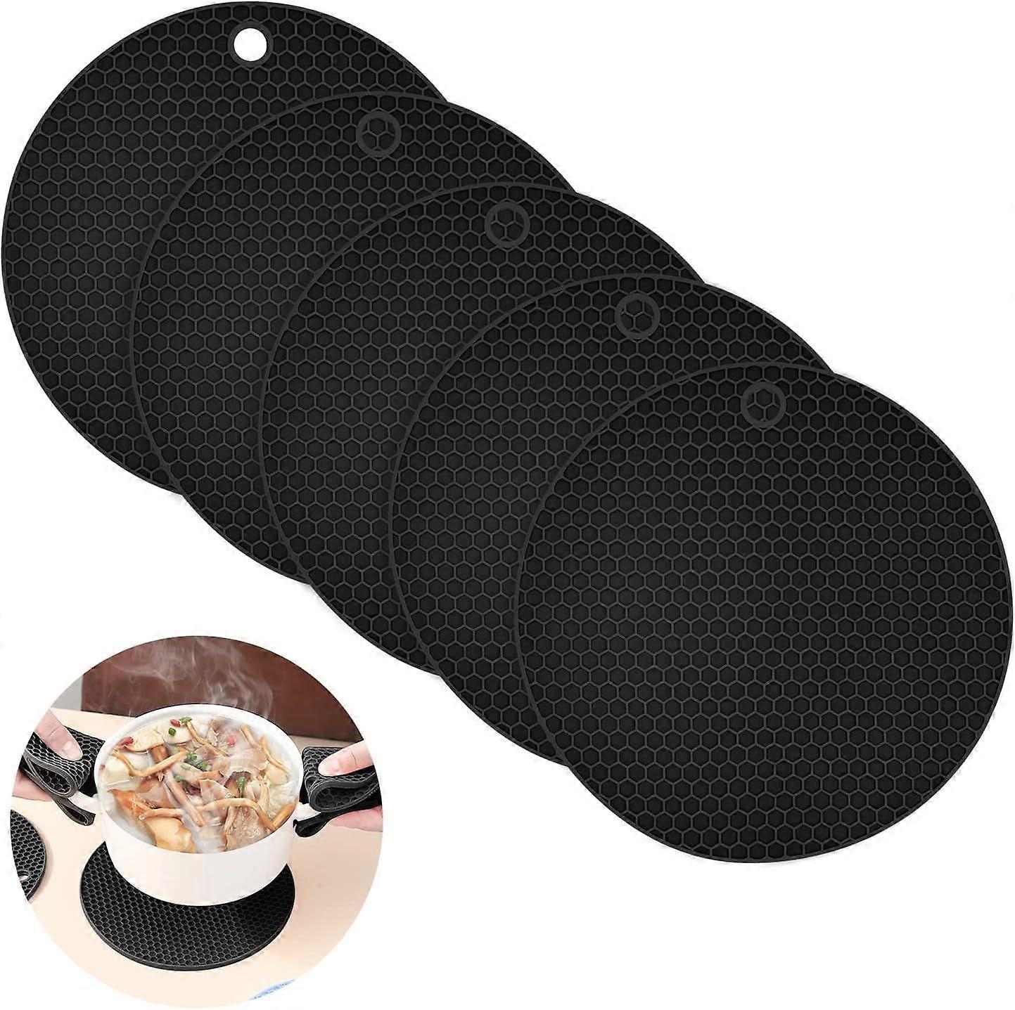 Versatile Silicone Trivets, Heat Resistant