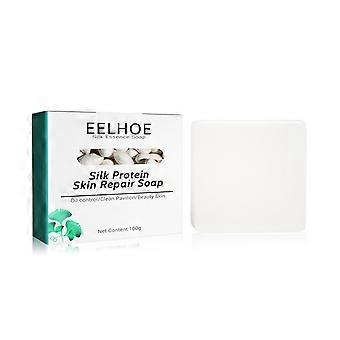Hydrolyzed silk protein Goat Milk Soap Silk Protein Skin Repair Soap Deep Cleaning Face Wash Face