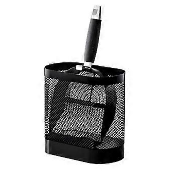 Palas para arena de gatos, palas metálicas para arena de gatos con soportes, reduce el polvo y los residuos.