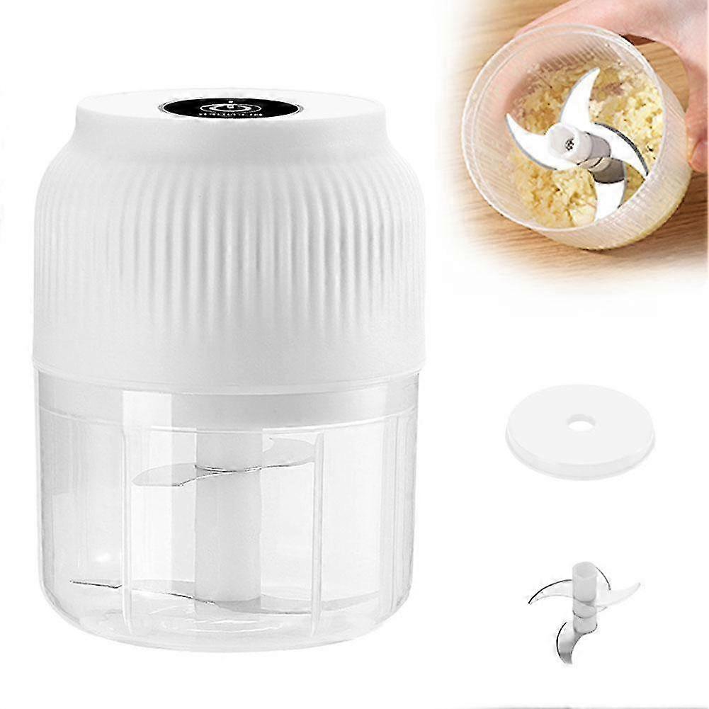 Portable Lightweight Electric Garlic Masher Efficient Labor-Saving Rechargeable