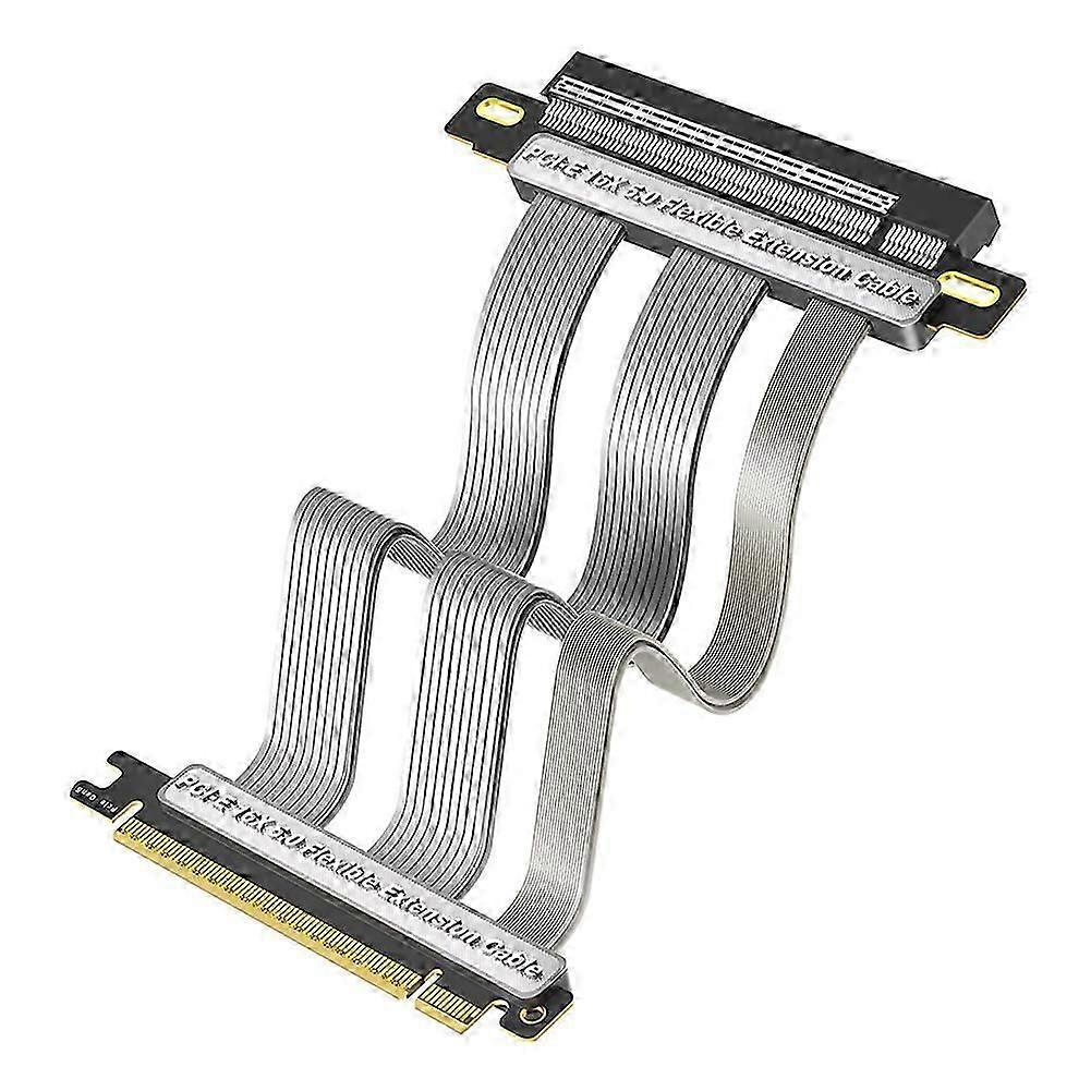 PCI-E 5.0 16X Expansion Cable 180 Degree Vertical Installation GPU Cable for PC Desktop Computer