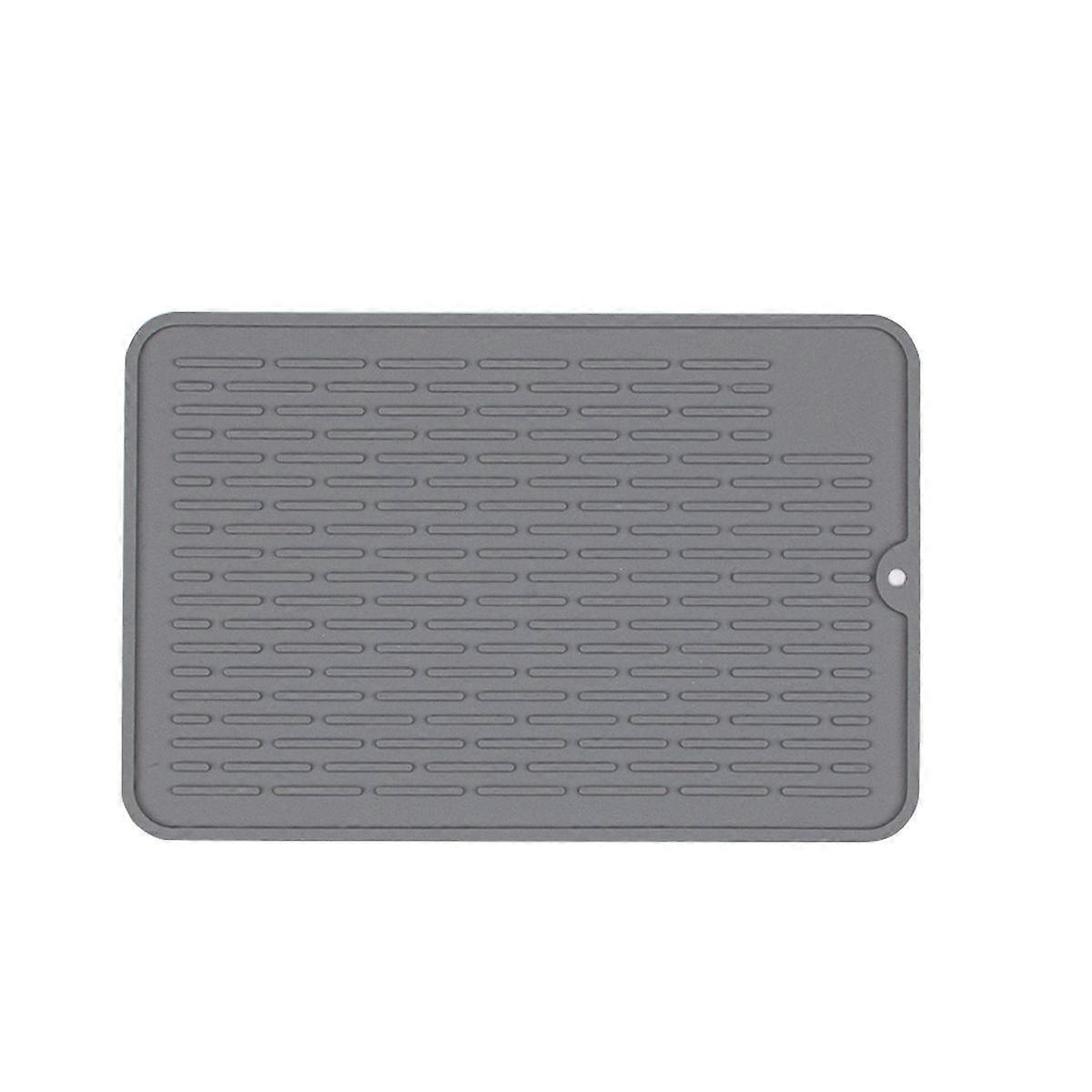 Silicone Dish Drying Mat Non-Slip Efficient Drainage Multi-Use Kitchen