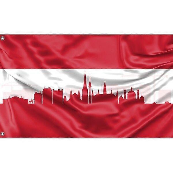 Flagg av Wiens skylineflagg ZG-0821