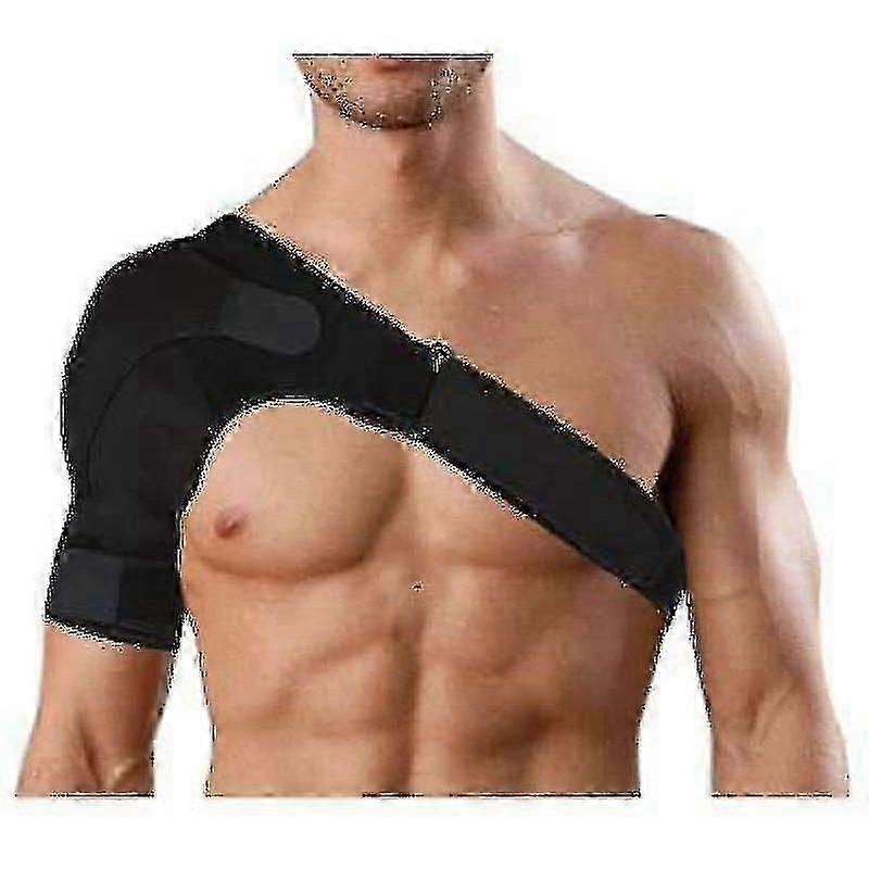 Adjustable Neoprene Shoulder Support Brace, Compression Support Shoulder Bandage..