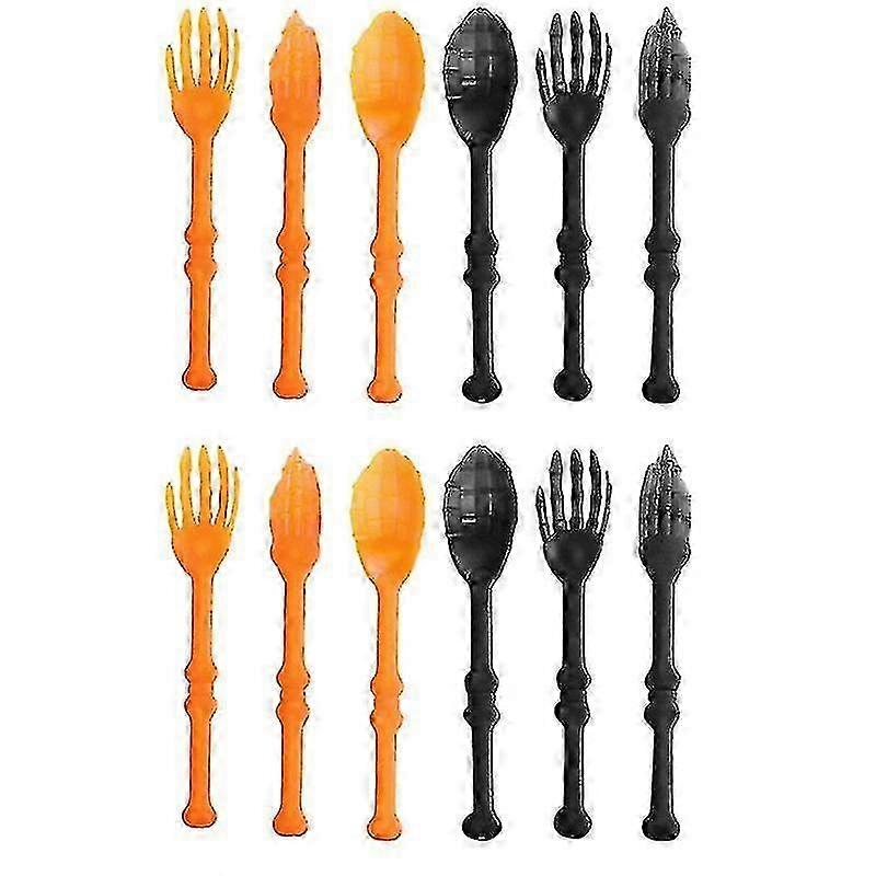 12pcs Halloween Party Tableware