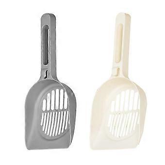 Cat Litter Scooper Plastic compatible with Pet Use 2Pcs Kit