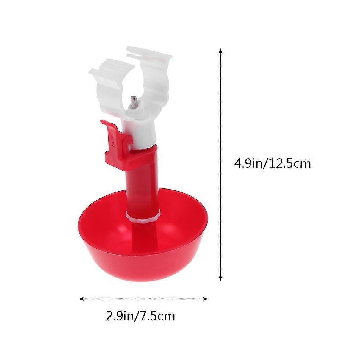 Bird Water Drinking Cups Drinking Cup 10Pcs Automatic Feeder