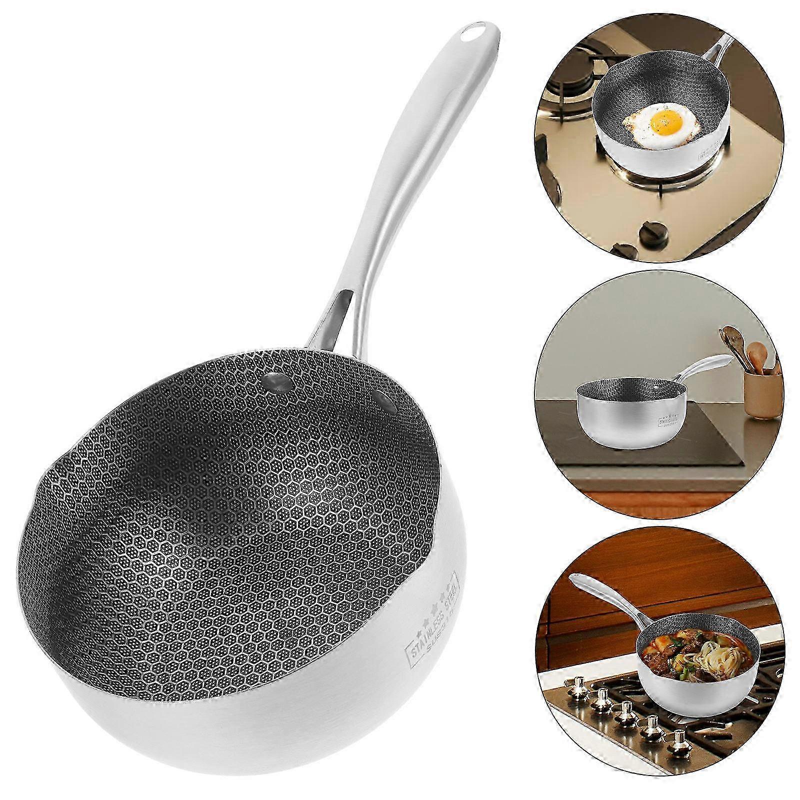 Honeycomb Base Stainless Flat Pan