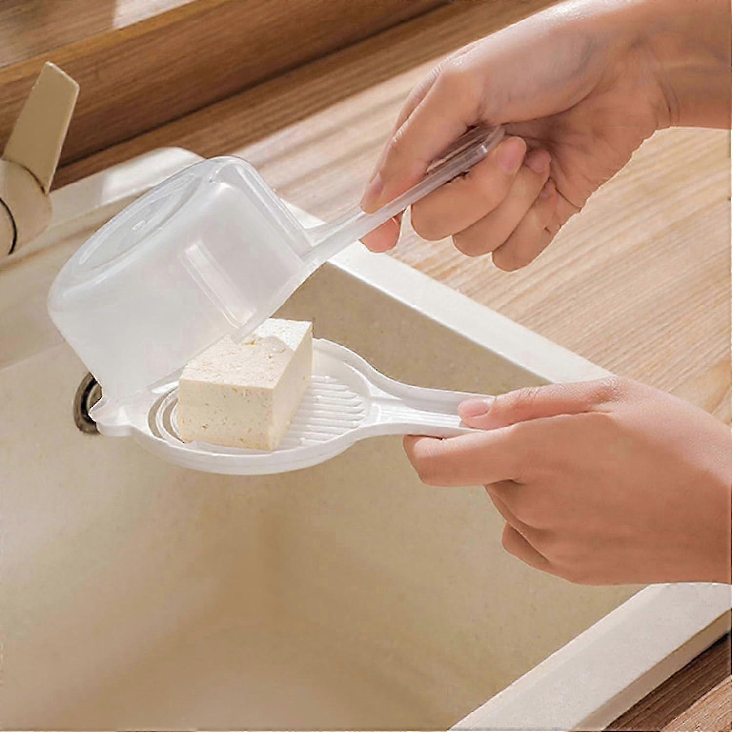 Secure-Mesh Fruit Strainer With Ergonomic Grip
