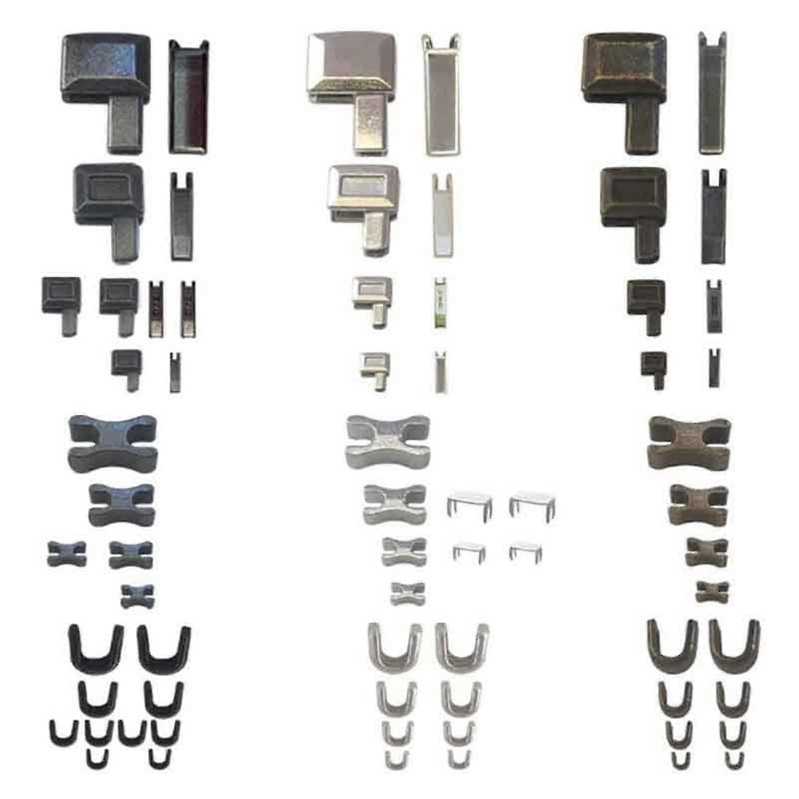 Assorted Metal Zip Fix Kit #3 To #10