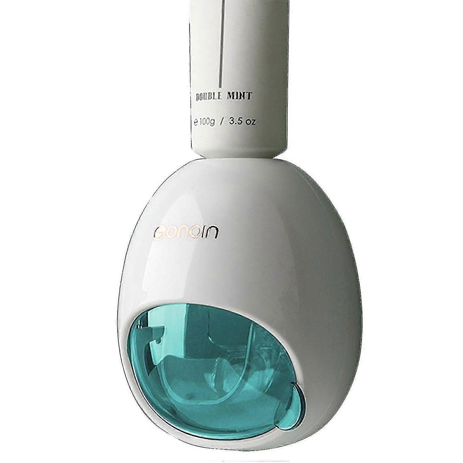 Automatic Squeeze Toothpaste Dispenser Wall Mounted Blue-HH