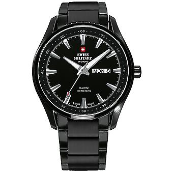 Swiss Military Swiss Quartz Analog Man Watch with SM34027.04 Stainless Steel Bracelet