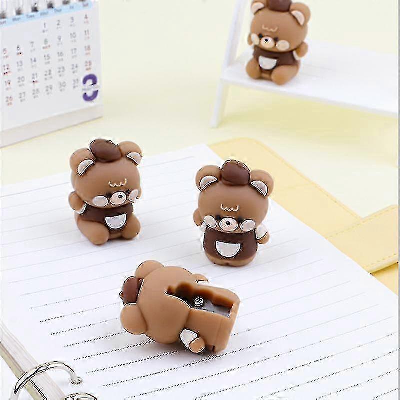 Soft Silicone Kawaii Bear Pencil Sharpener
