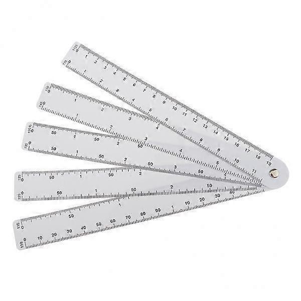 3xArchitect Engineering Scale Ruler 10 Scales Foldable Multi Ratio Ruler