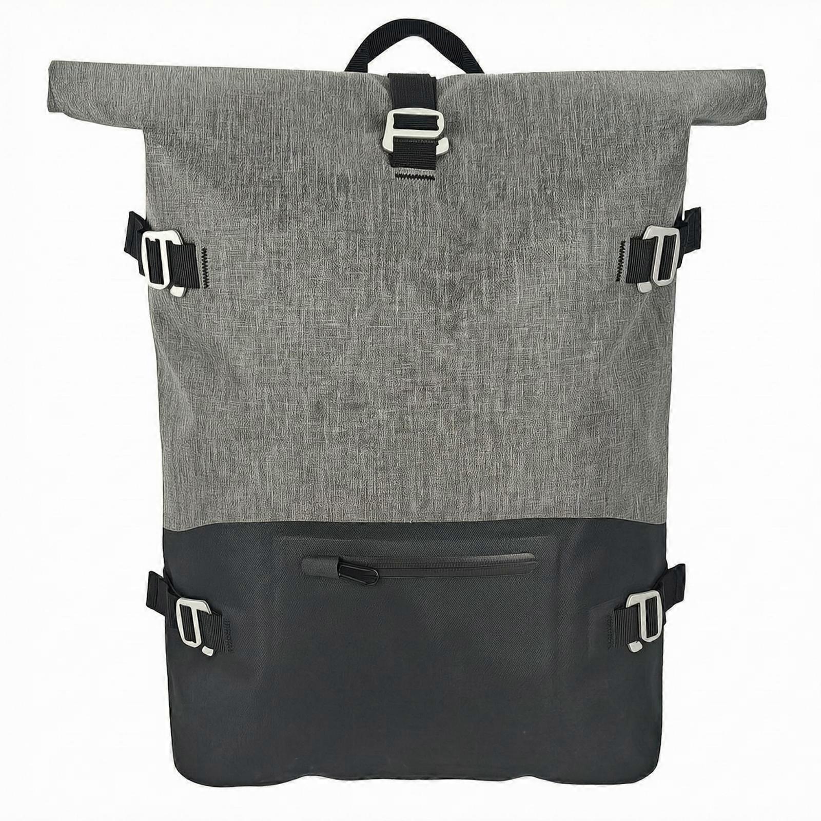 Waterproof Roll-Top Backpack Padded Shoulder Straps Thermoplastic Polyurethane