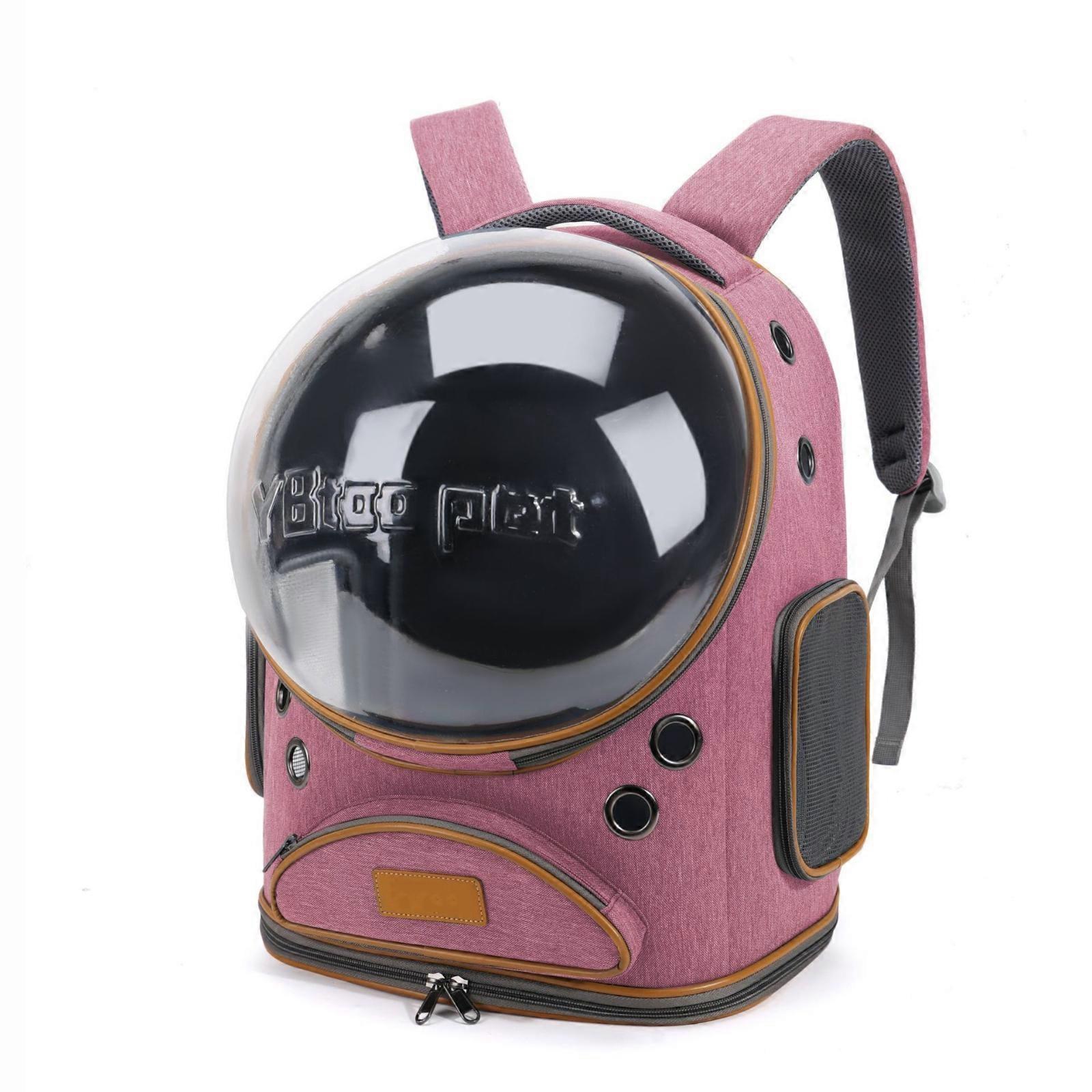 Cat Backpack with Bubble Window Ventilated Pet Carrier Backpack Breathable Pet
