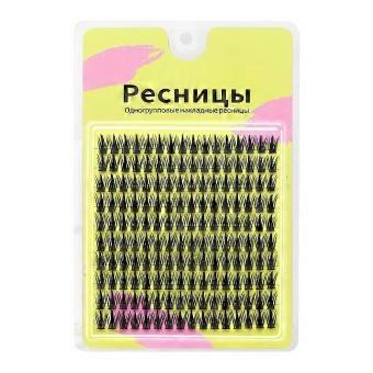 Single Cluster False Eyelashes, 9-13mm Artificial Fiber Individual Lashes, Reusable Professional Makeup Tools, 6 Styles