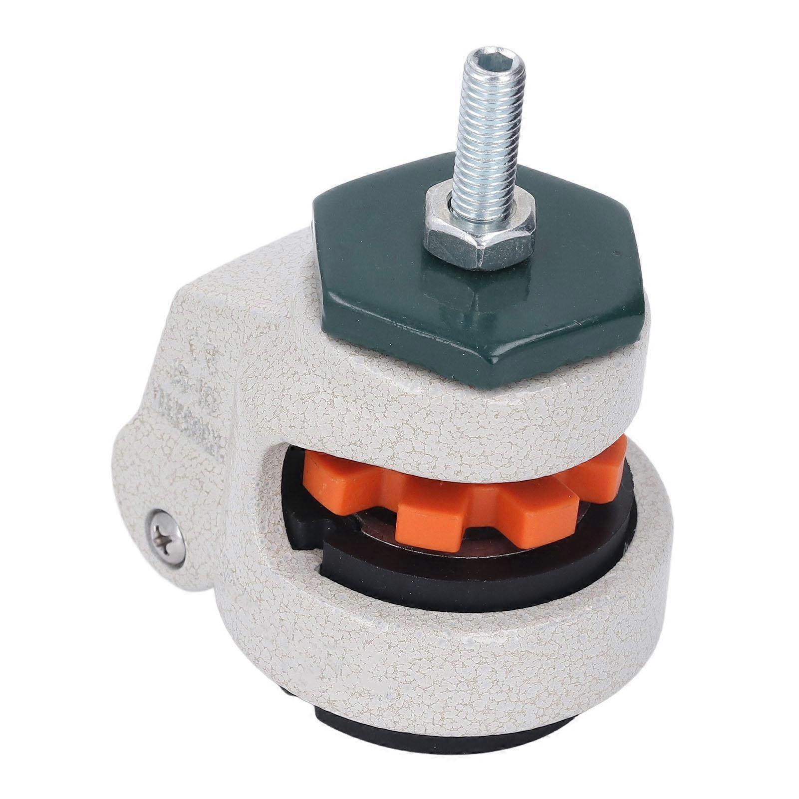Leveling Stem Caster 40mm Outer Diameter M8 Thread Rod Rubber Base Adjustable Height Leveling Machine Stem Caste