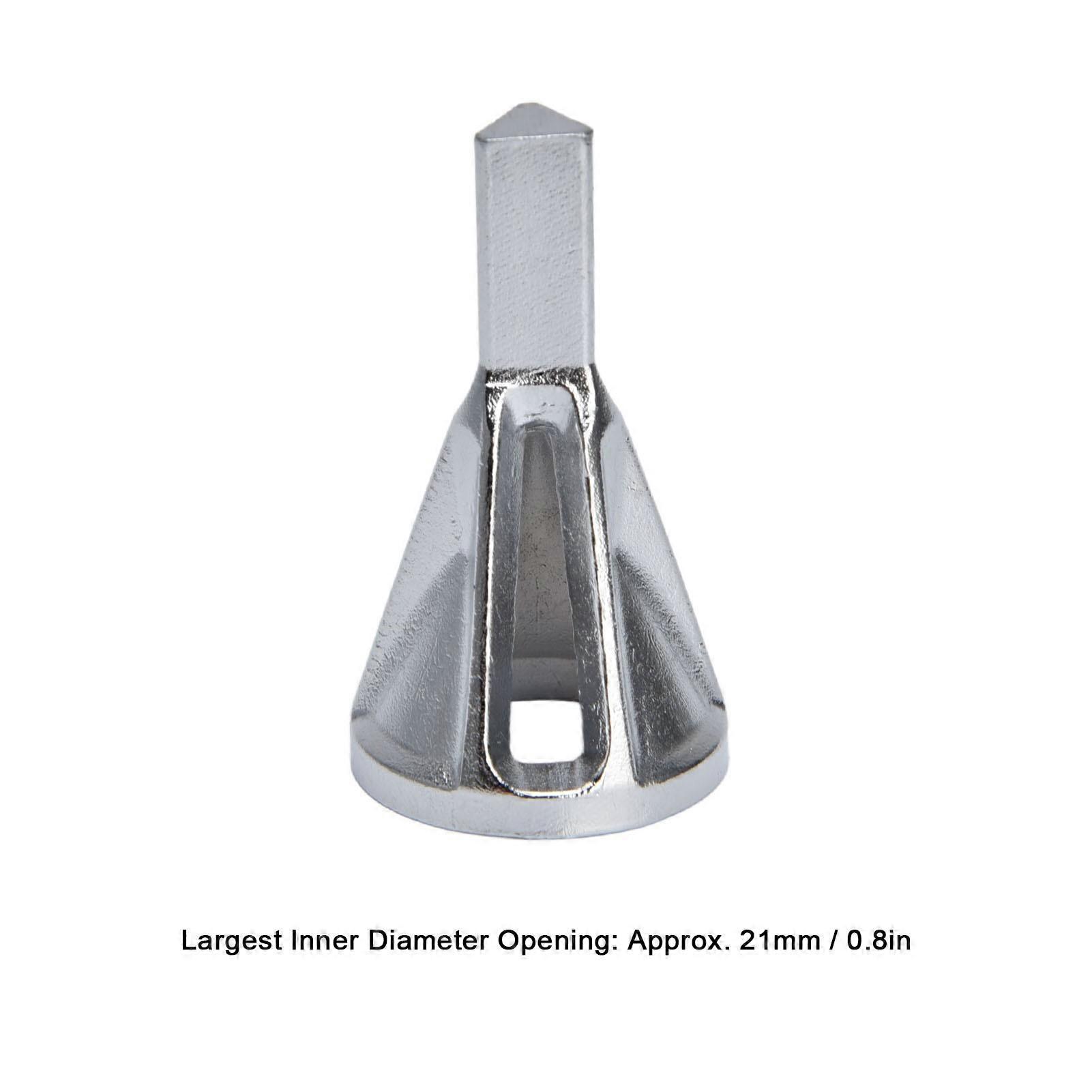 2pcs Deburring Chamfering Device Triangular Handle Deburring External Drill for Stainless Steel Copper Brass Aluminum