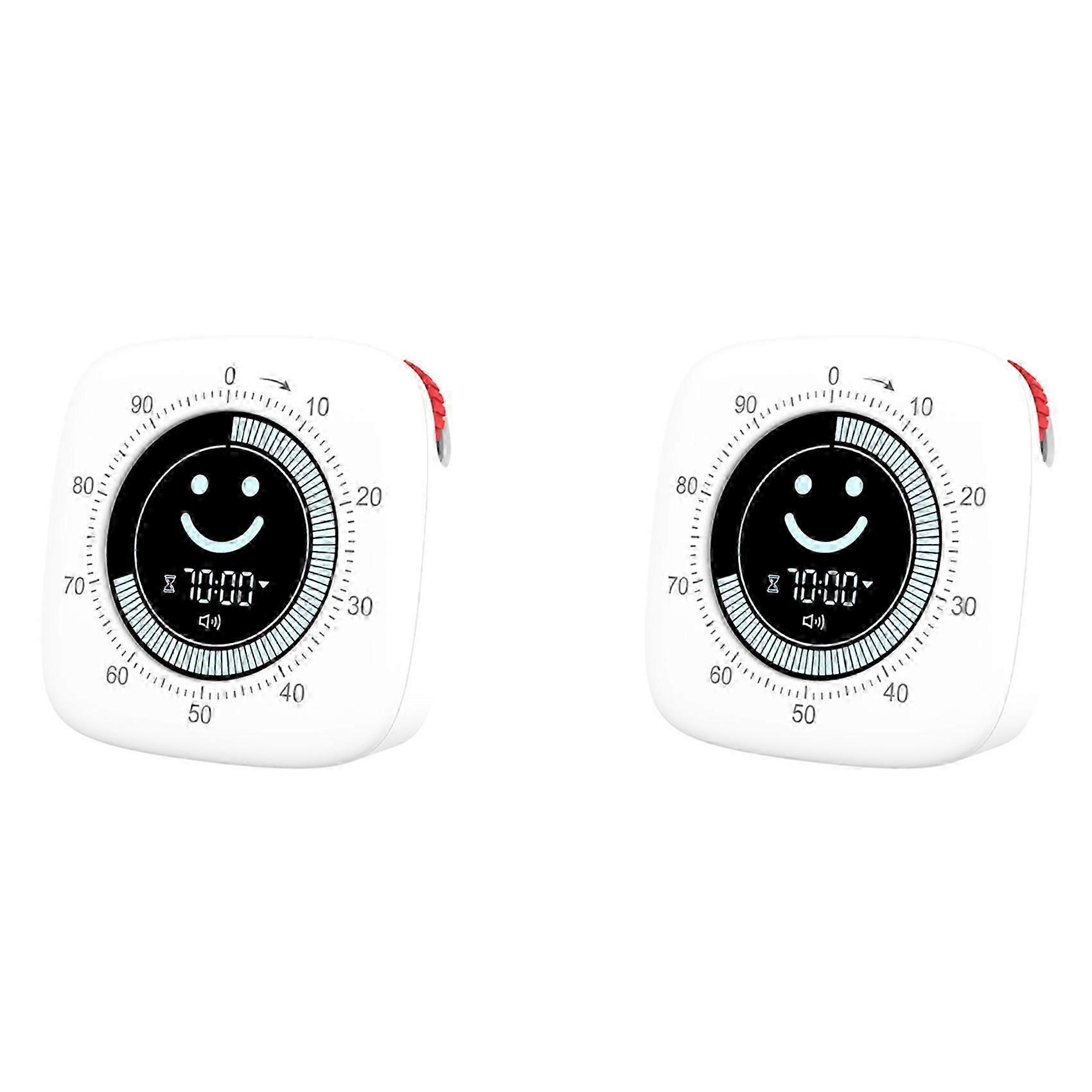 2X Timer, Digital Timers, Magnetic Kitchen Timer for Cooking, Pomodoro Timers for Classroom, Visual Desk Timer