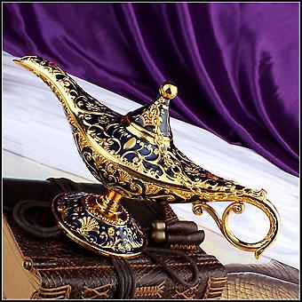 thumbnail image 2 of Vintage Aladdin Genie Lamp Rhinestone Brooch Pin Costume Jewelry 2 of 13