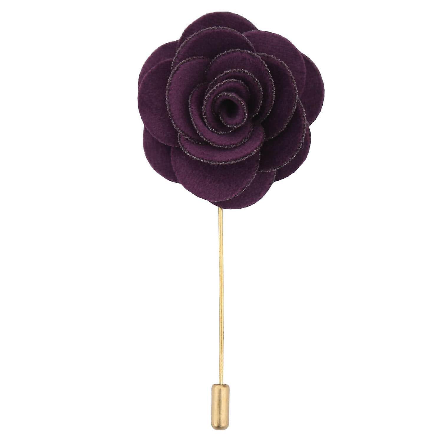 Purple Velvet Lapel Pin