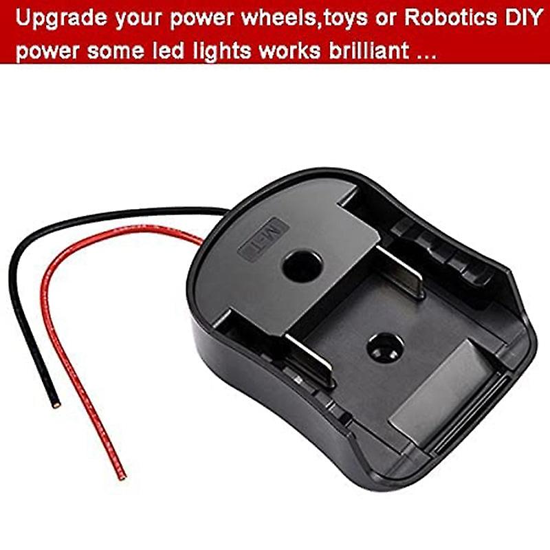 Battery adapter for makita 18v battery dock for power wheels adapter