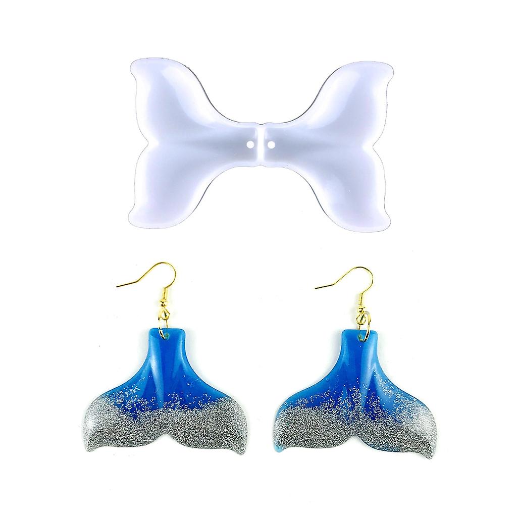 Mushroom Earring Mold Silicone Set With Hooks & Jump Rings - Epoxy Resin Jewelry Making Kit