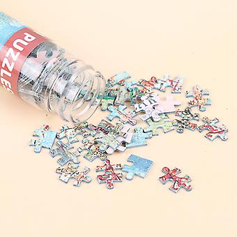 1set Test Tube Assemble Jigsaw Pocket Puzzles Educational Travel Puzzle Toys