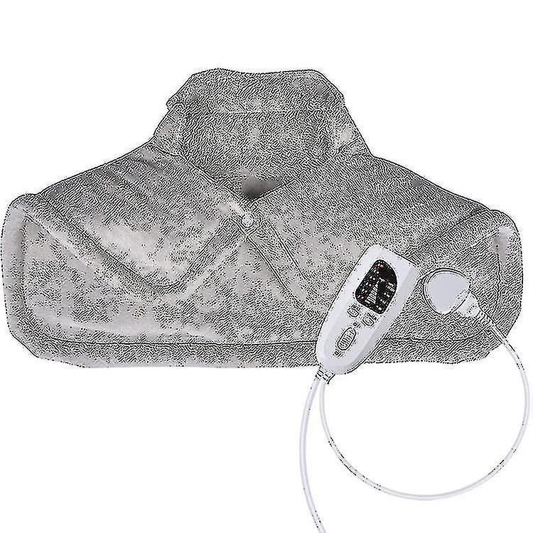 Elektrisk uppvärmning Sjal Axel nacke Rygg Värmedyna Wrap Smärtlindring Värmeterapi Vinter termisk filt