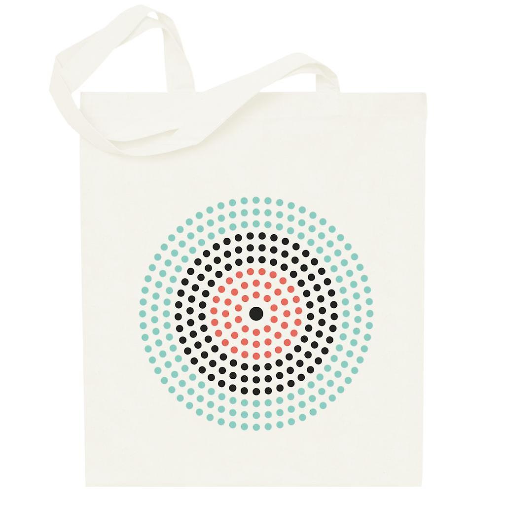 Geometric Shape Circular Pattern Totebag