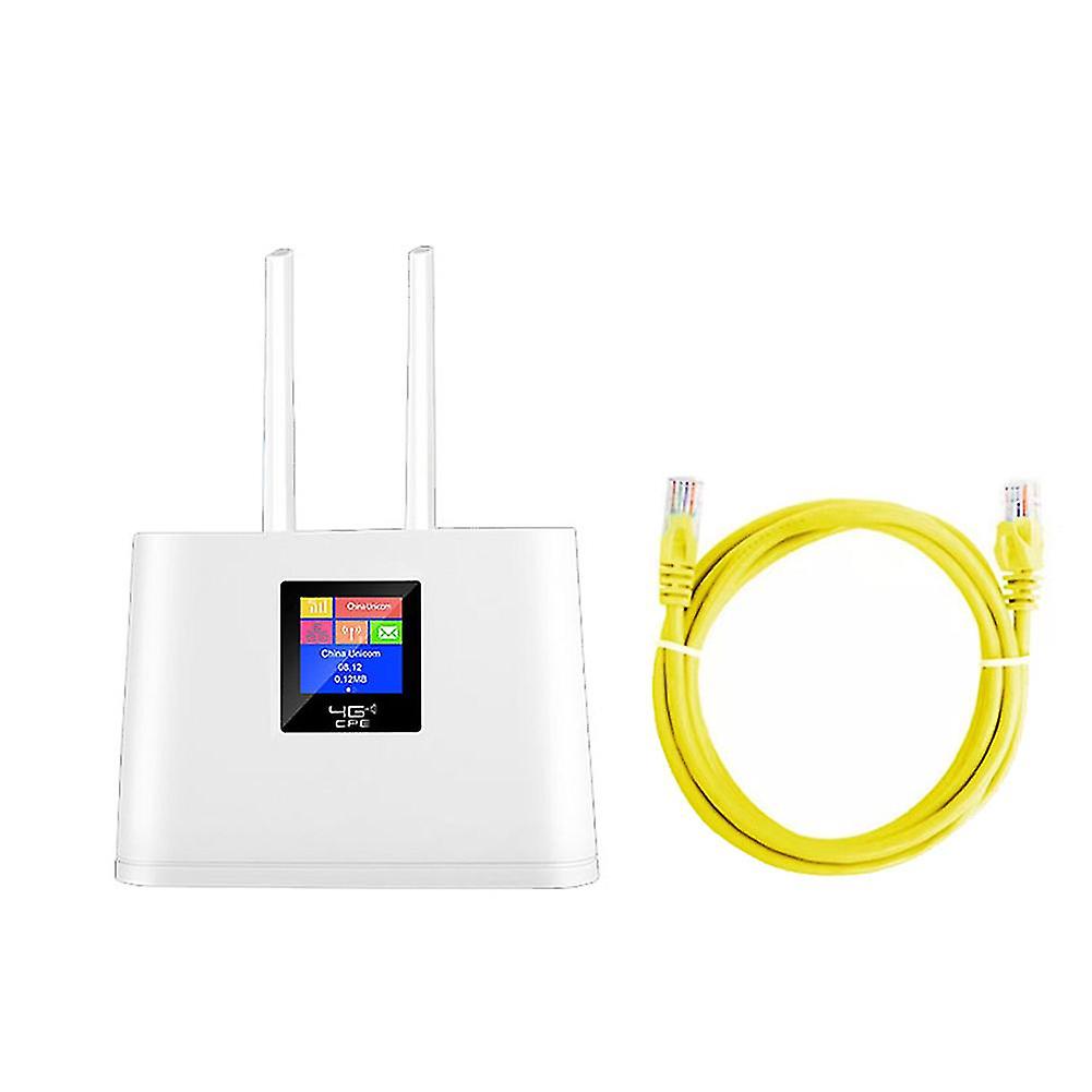 4g Wireless With 2xantenna/ur Screen 150mbps 4g Wifi Router Built-in Slot Max 20 Users(