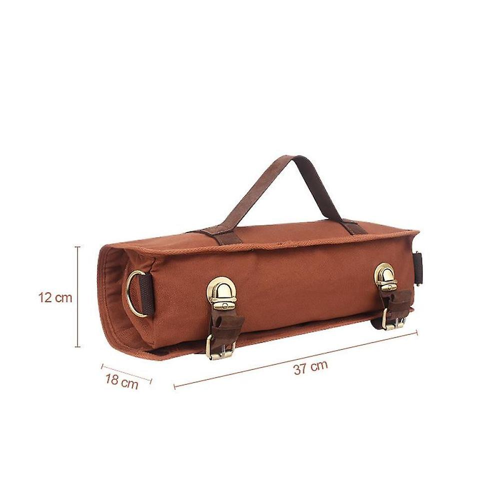 Bartender Set Canvas Leather  Professional Bartender Toolkit（Only Bags）