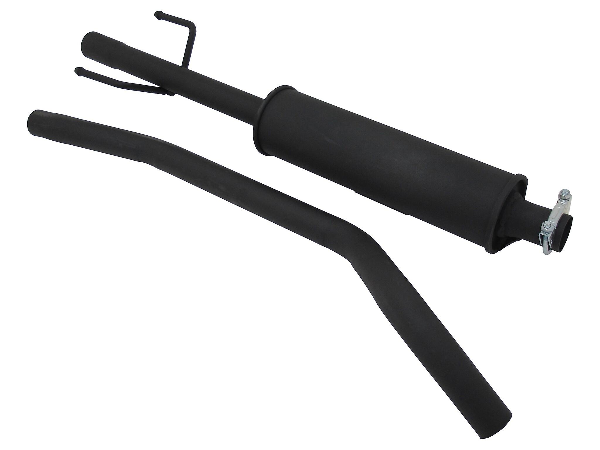 Sport frontlyddæmper - til Opel Corsa C - E-kvalitetsmærke - sort