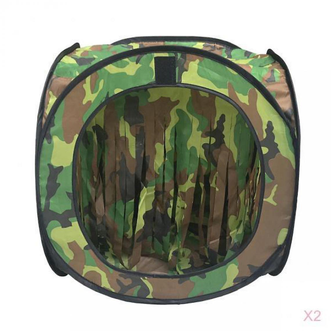 2x 3 Layers Portable Foldable Lightweight For Hunting Practice